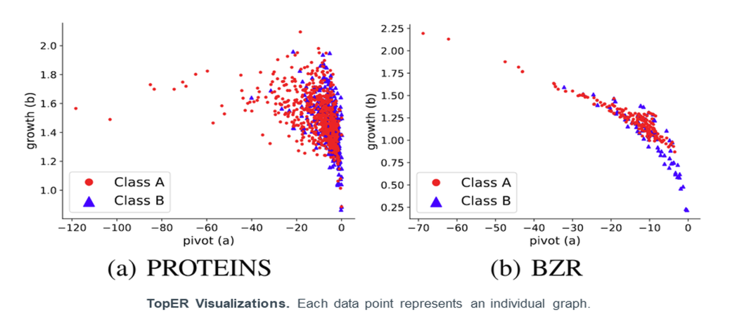 TopER Scatter Plots for PROTEINS and BZR